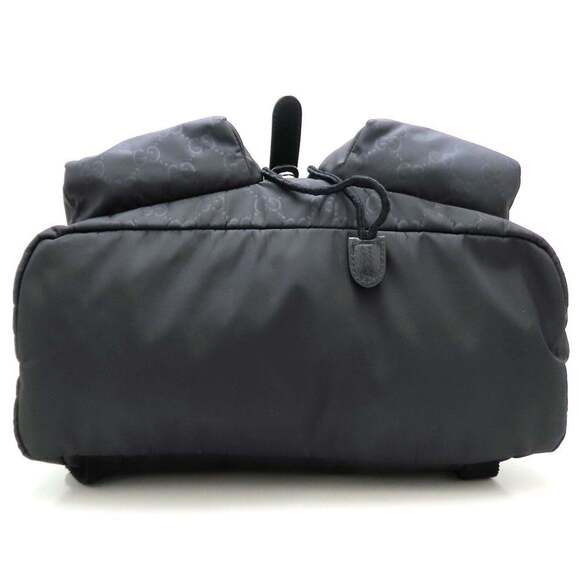 GUCCI Authentic Black Leather Backpack main image 13